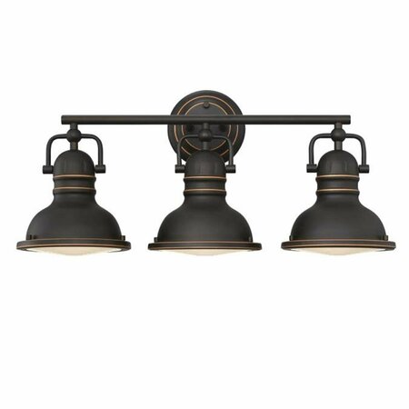 BRILLIANTBULB Boswell Three-Light Indoor Wall Fixture, Oil-Rubbed Bronze BR4219955